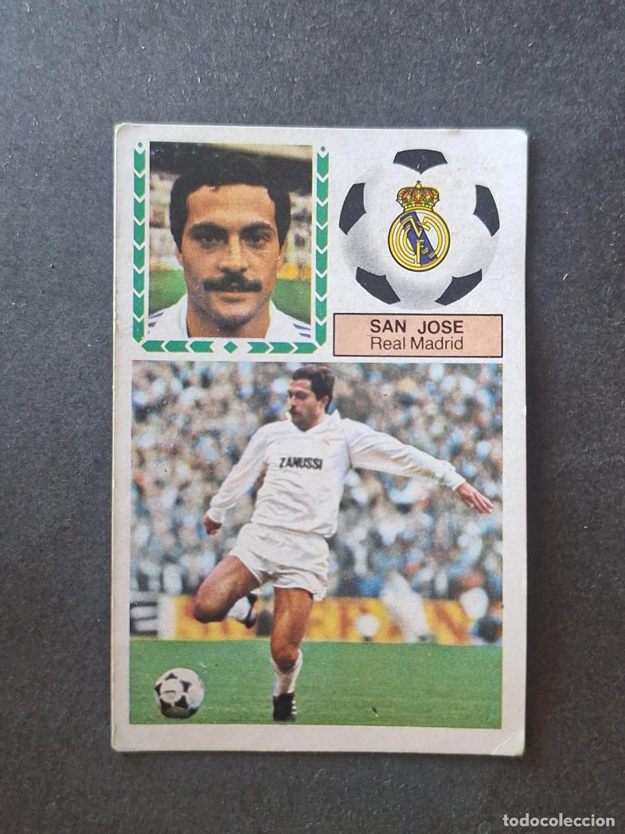 Cromos de f&uacute;tbol: L5 SAN JOSE REAL MADRID LIGA ESTE 1983 1984 83 84 DESPEGADO RECUPERADO
