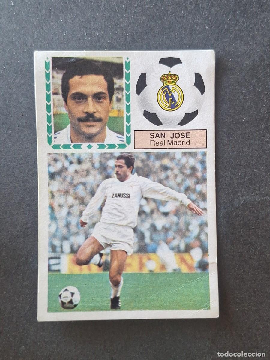 Cromos de f&uacute;tbol: L5 SAN JOSE REAL MADRID LIGA ESTE 1983 1984 83 84 DESPEGADO RECUPERADO