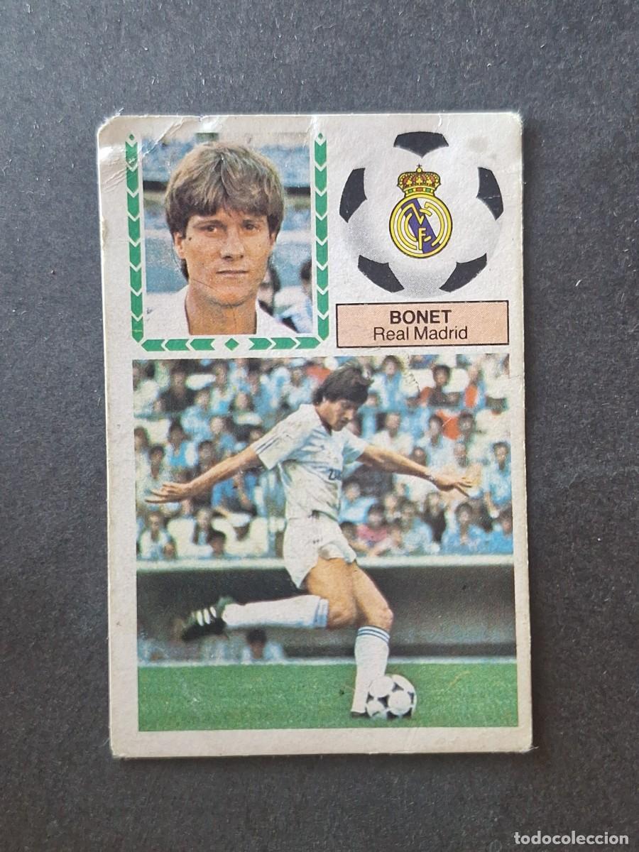 Cromos de f&uacute;tbol: L5 BONET REAL MADRID LIGA ESTE 1983 1984 83 84 DESPEGADO RECUPERADO