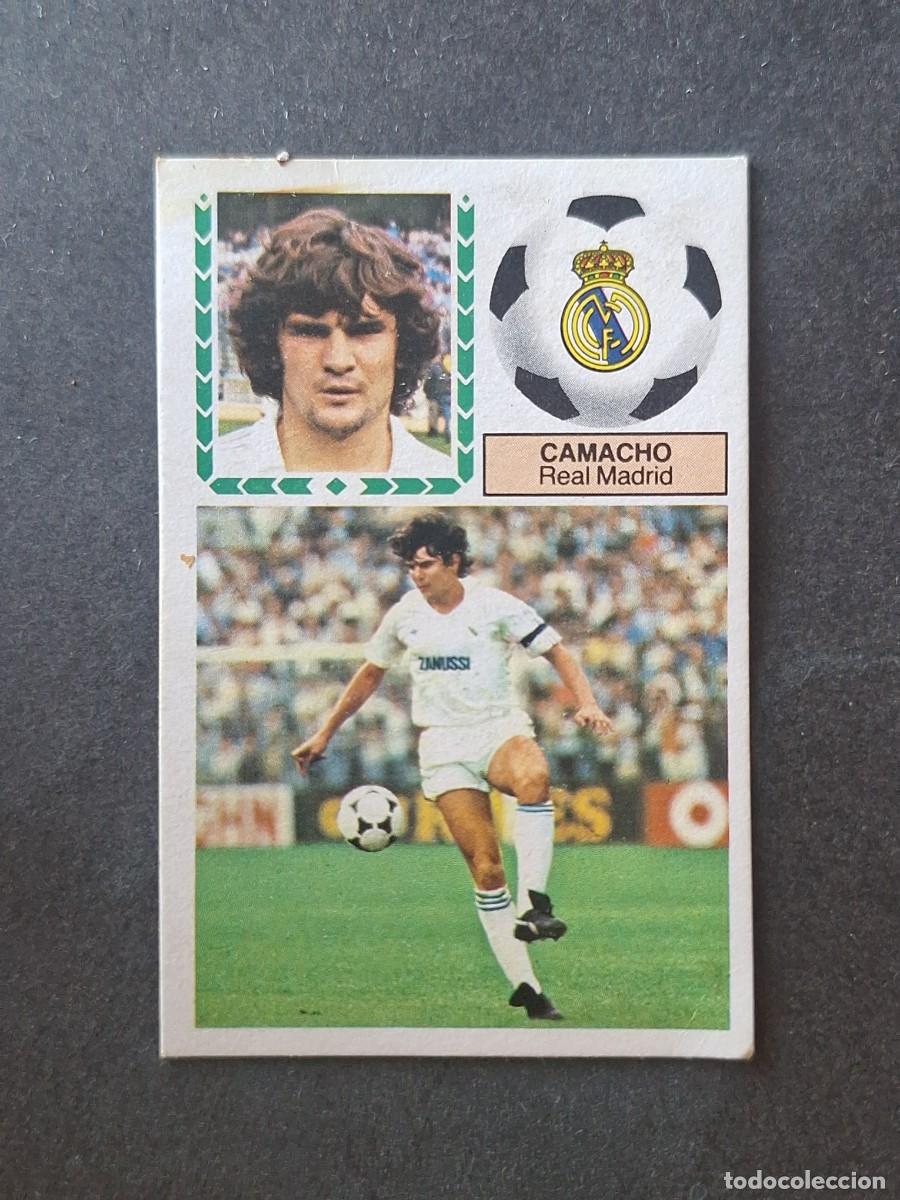 Cromos de f&uacute;tbol: L5 CAMACHO REAL MADRID LIGA ESTE 1983 1984 83 84 DESPEGADO RECUPERADO