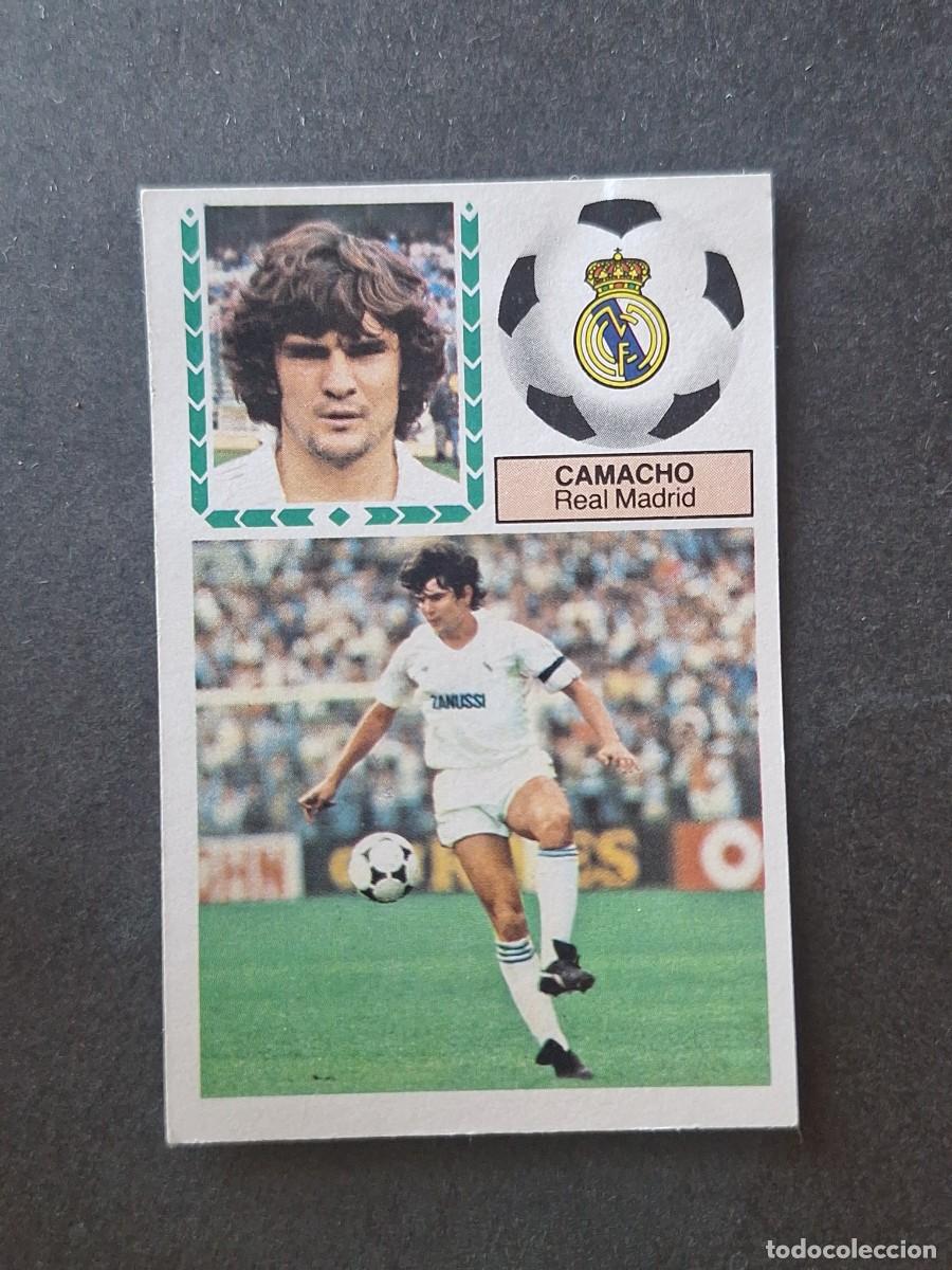 Cromos de f&uacute;tbol: L5 CAMACHO REAL MADRID LIGA ESTE 1983 1984 83 84 DESPEGADO RECUPERADO