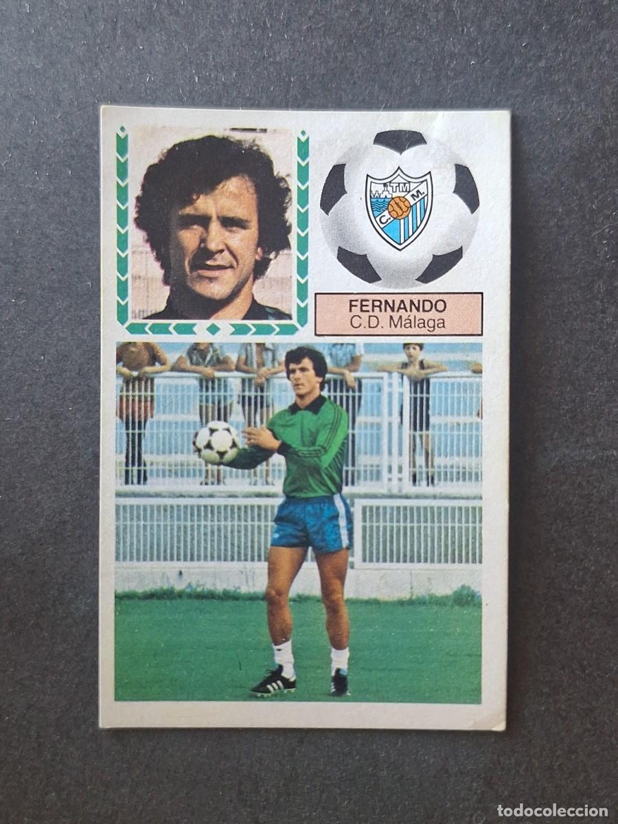 Cromos de f&uacute;tbol: L5 FERNANDO C. D. MALAGA LIGA ESTE 1983 1984 83 84 DESPEGADO RECUPERADO
