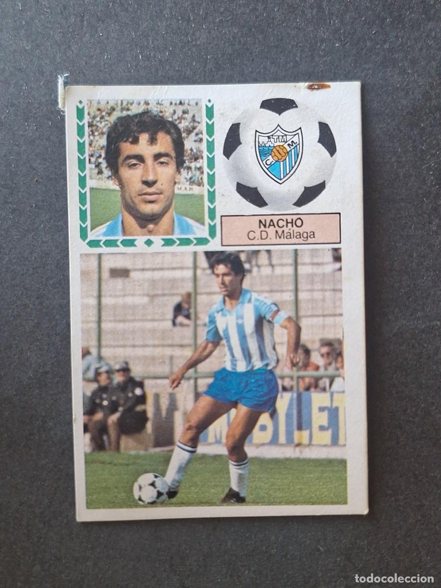 Cromos de f&uacute;tbol: L5 NACHO C. D. MALAGA LIGA ESTE 1983 1984 83 84 DESPEGADO RECUPERADO