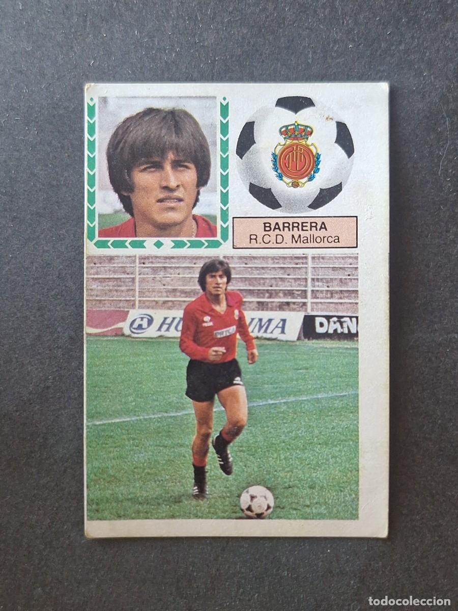 Cromos de f&uacute;tbol: L5 BARRERA R. C. D. MALLORCA LIGA ESTE 1983 1984 83 84 DESPEGADO RECUPERADO