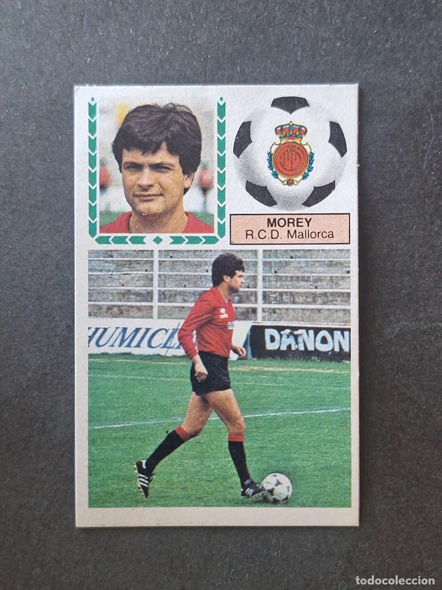 Cromos de f&uacute;tbol: L5 MOREY R. C. D. MALLORCA LIGA ESTE 1983 1984 83 84 DESPEGADO RECUPERADO