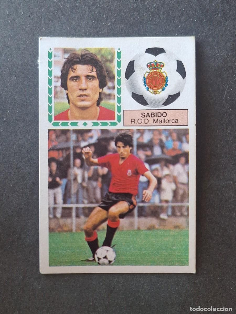 Cromos de f&uacute;tbol: L5 SABIDO R. C. D. MALLORCA LIGA ESTE 1983 1984 83 84 DESPEGADO RECUPERADO