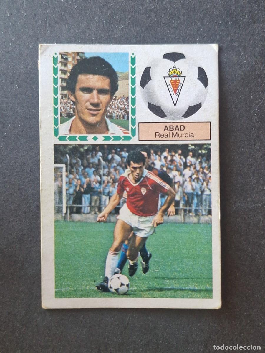 Cromos de f&uacute;tbol: L5 ABAD REAL MURCIA C. F. LIGA ESTE 1983 1984 83 84 DESPEGADO RECUPERADO