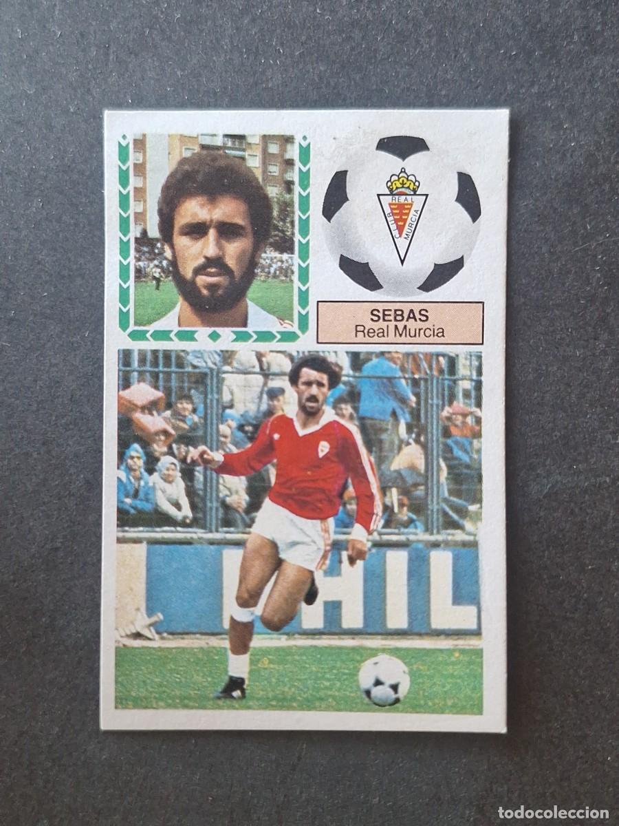 Cromos de f&uacute;tbol: L5 SEBAS REAL MURCIA C. F. LIGA ESTE 1983 1984 83 84 DESPEGADO RECUPERADO