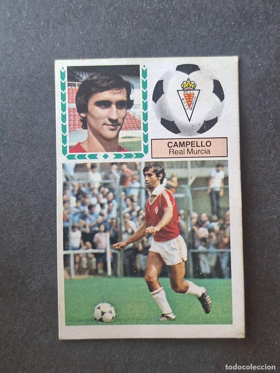 Cromos de f&uacute;tbol: L5 CAMPELLO REAL MURCIA C. F. LIGA ESTE 1983 1984 83 84 DESPEGADO RECUPERADO