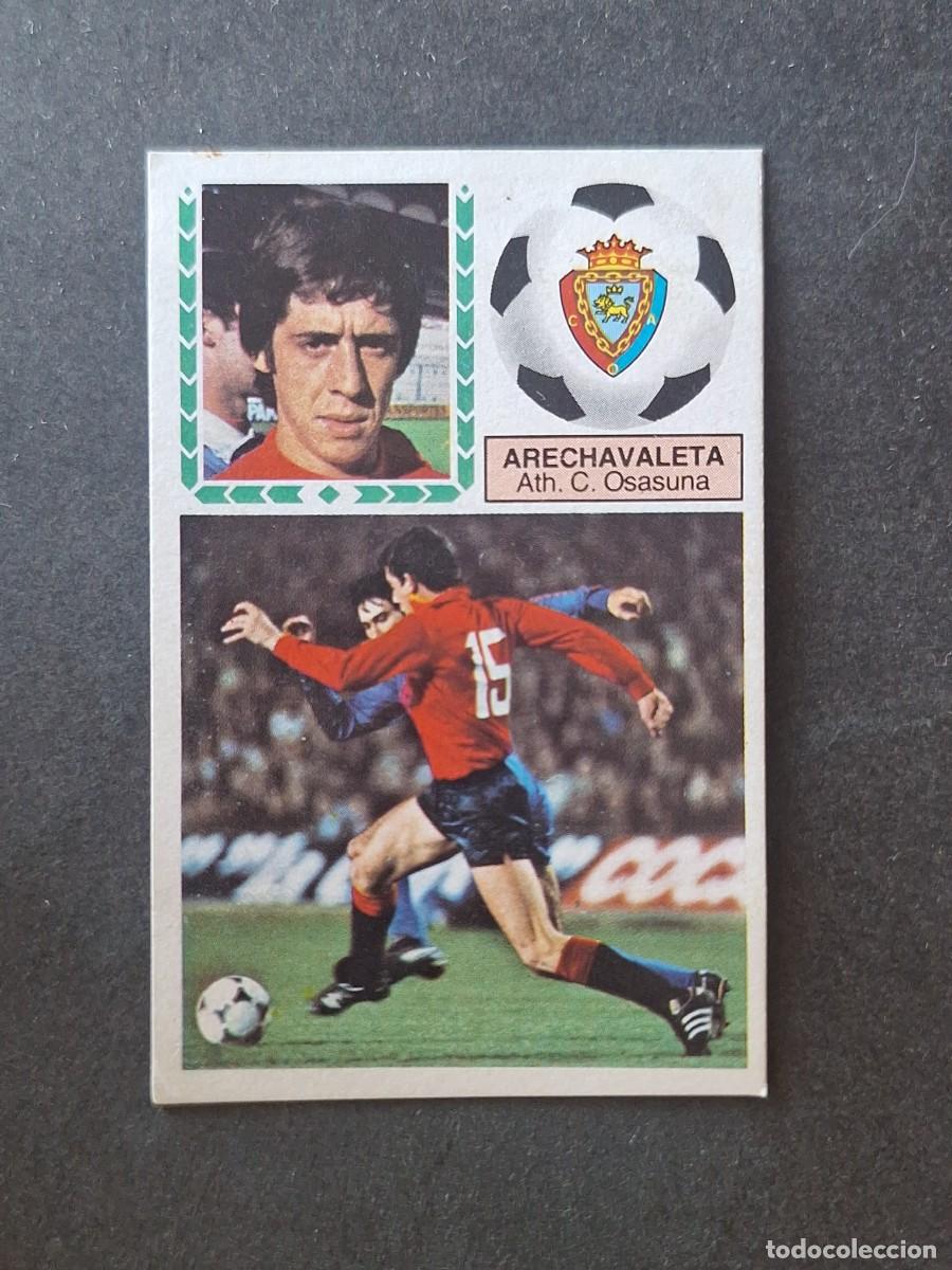 Cromos de f&uacute;tbol: L5 ARECHAVALETA C. A. OSASUNA LIGA ESTE 1983 1984 83 84 DESPEGADO RECUPERADO