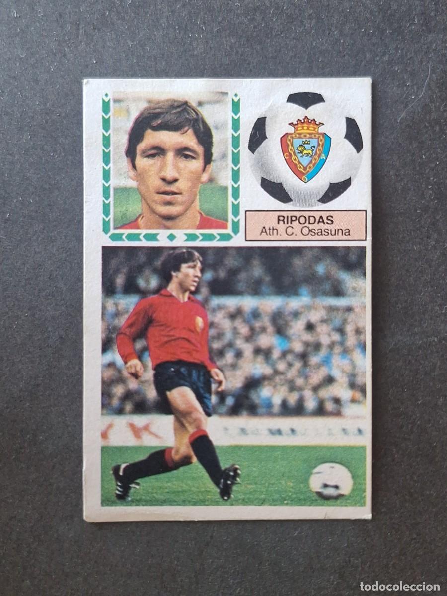 Cromos de f&uacute;tbol: L5 RIPODAS C. A. OSASUNA LIGA ESTE 1983 1984 83 84 DESPEGADO RECUPERADO