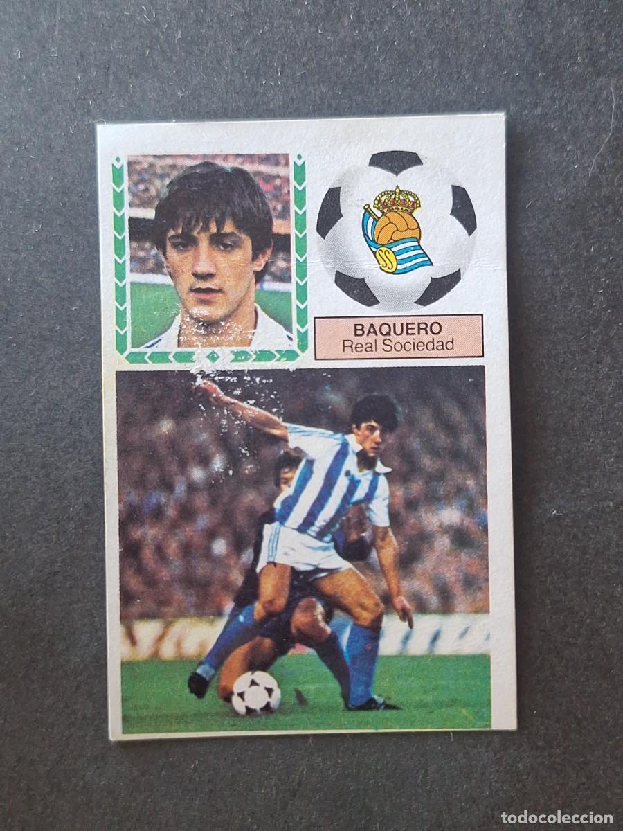 Cromos de f&uacute;tbol: L5 BAQUERO REAL SOCIEDAD LIGA ESTE 1983 1984 83 84 DESPEGADO RECUPERADO