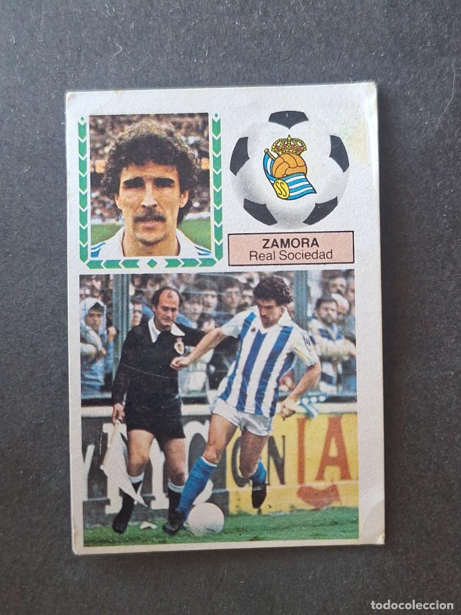 Cromos de f&uacute;tbol: L5 ZAMORA REAL SOCIEDAD LIGA ESTE 1983 1984 83 84 DESPEGADO RECUPERADO
