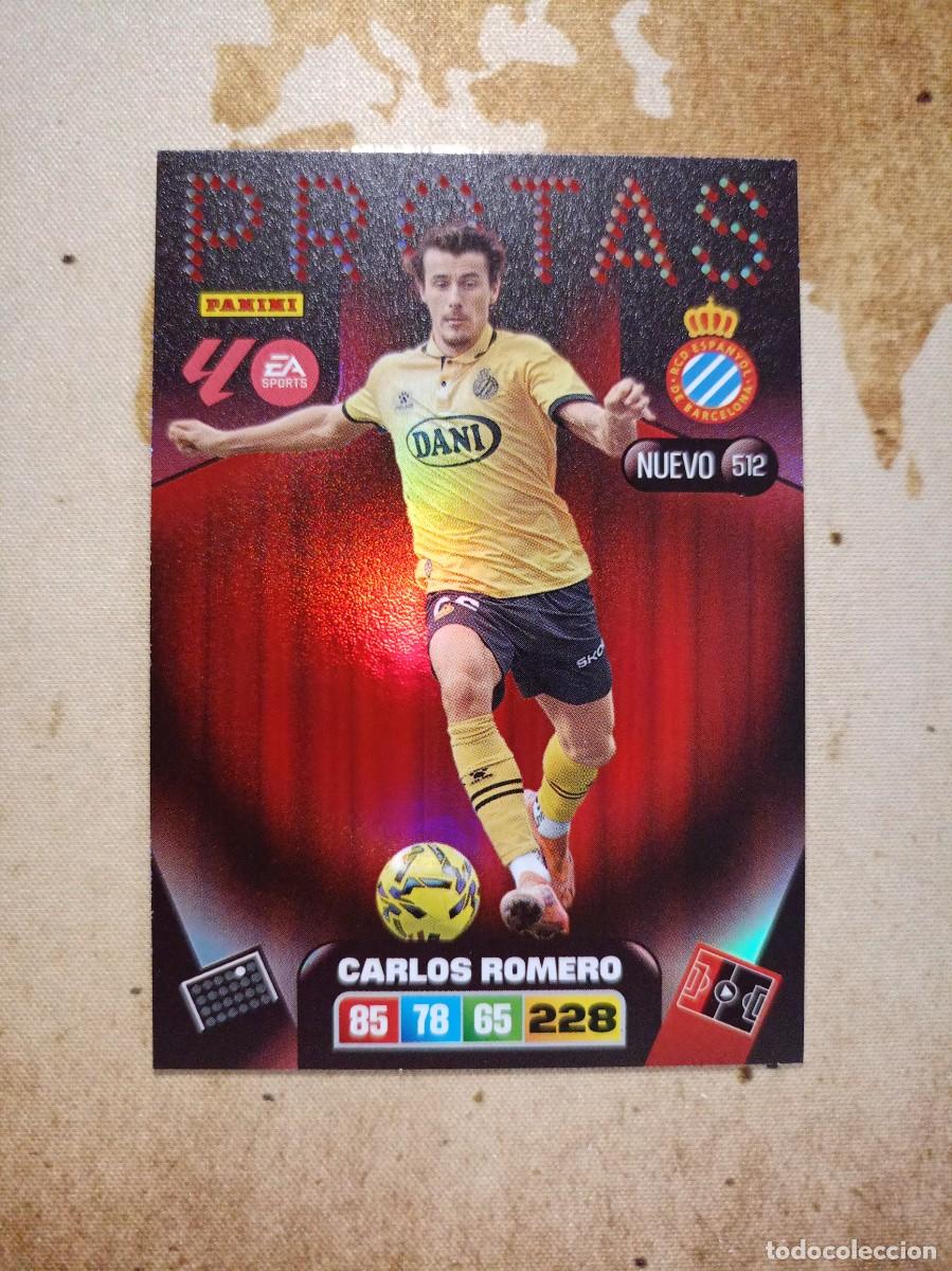 Cromos de f&uacute;tbol: Protas 512 CARLOS ROMERO Adrenalyn 2025-26