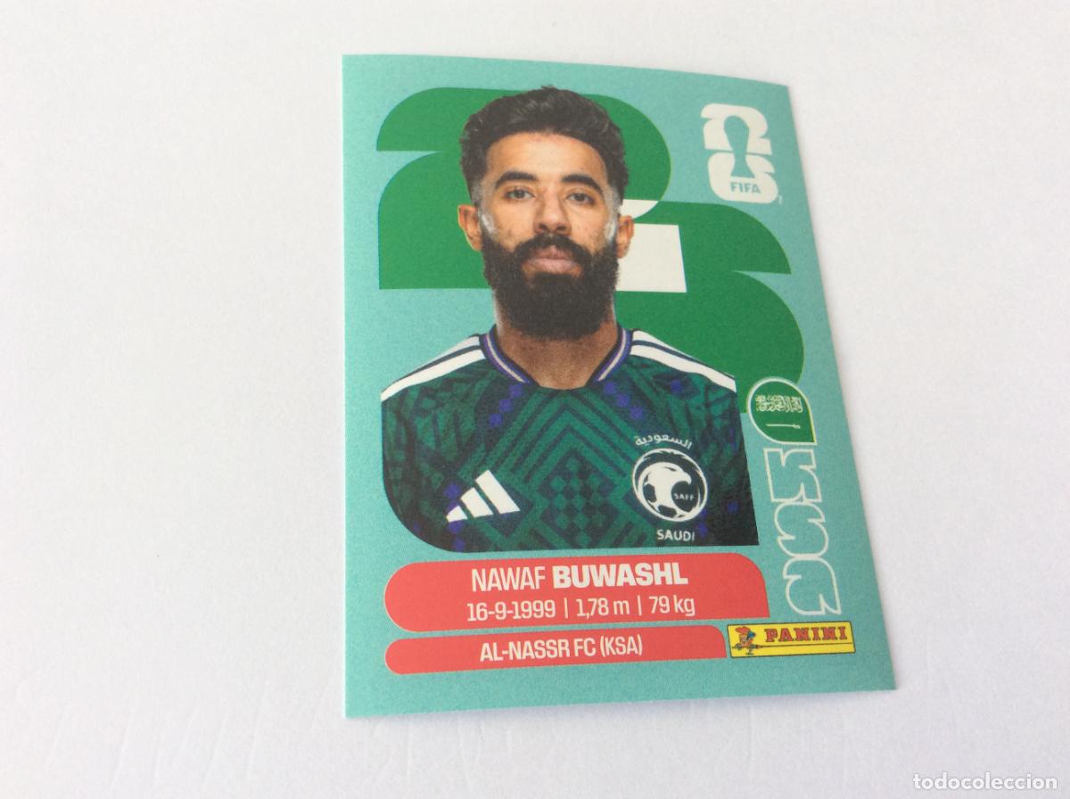 Cromos de f&uacute;tbol: KSA5 KSA 5 Nawaf Bouwashl Arabia Saud&iacute; Sticker Cromo FIFA World Cup 2026 26 Panini Mundial