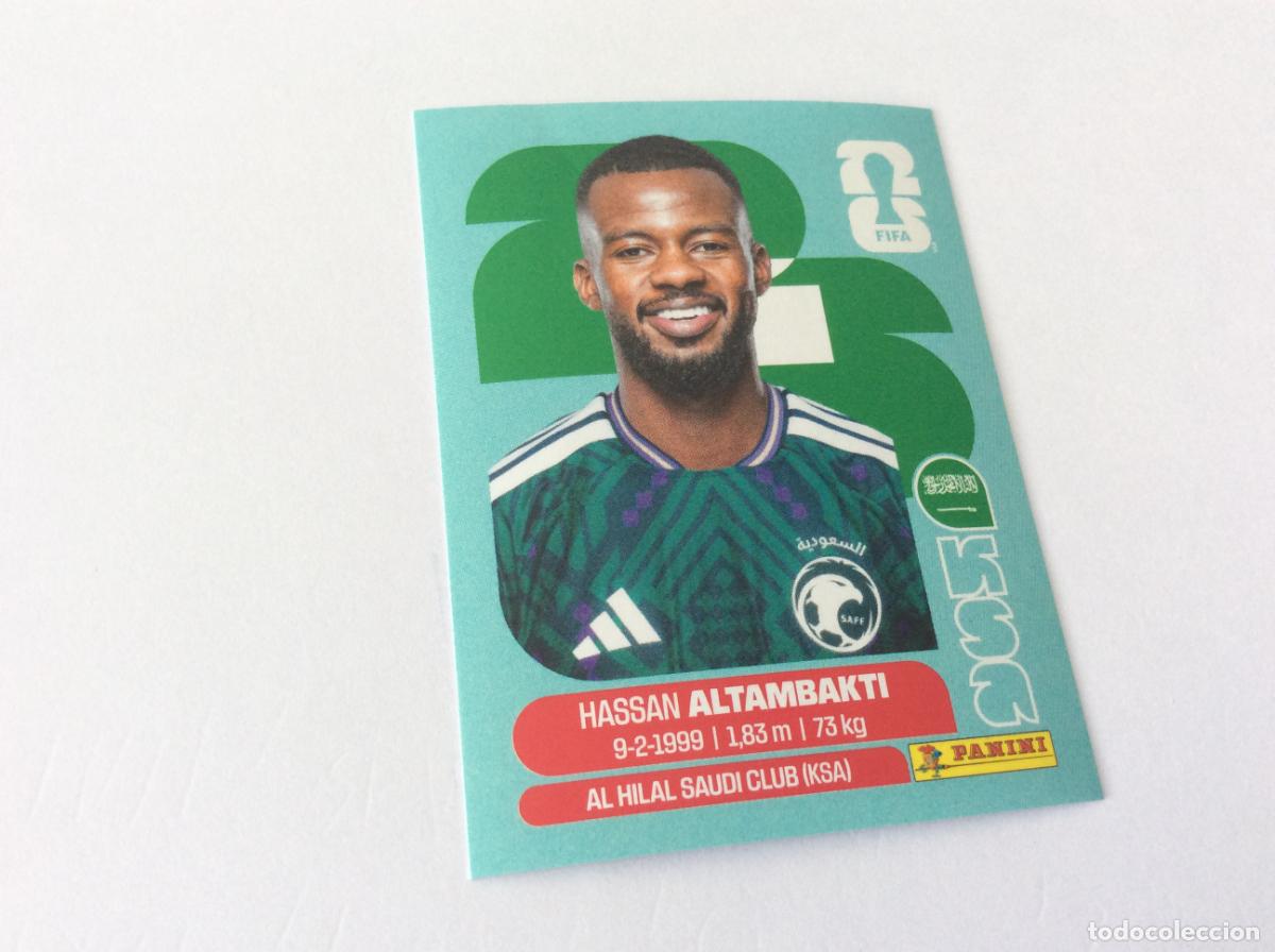 Cromos de f&uacute;tbol: KSA8 KSA 8 Hassan Altambakti Arabia Saud&iacute; Sticker Cromo FIFA World Cup 2026 26 Panini Mundial