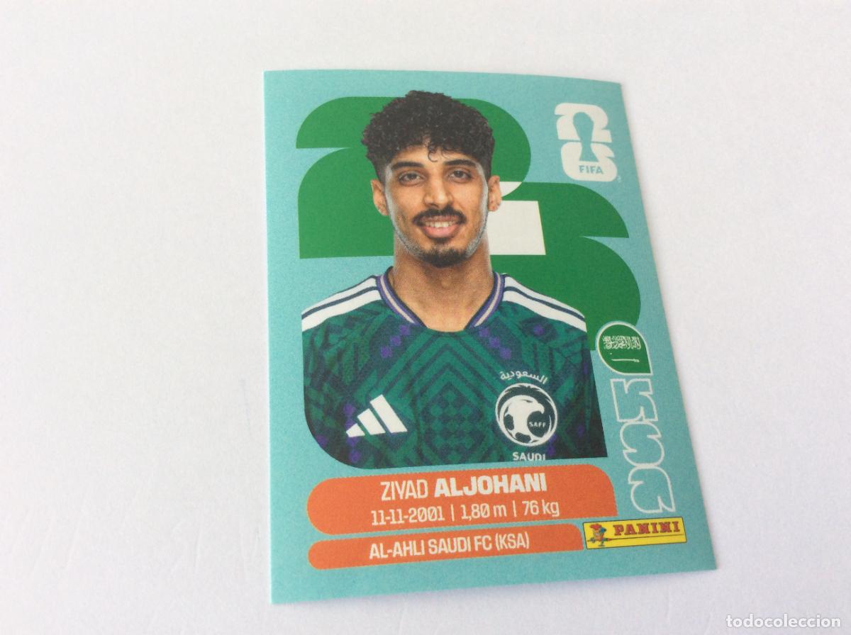 Cromos de f&uacute;tbol: KSA10 KSA 10 Ziyad Aljohani Arabia Saud&iacute; Sticker Cromo FIFA World Cup 2026 26 Panini Mundial