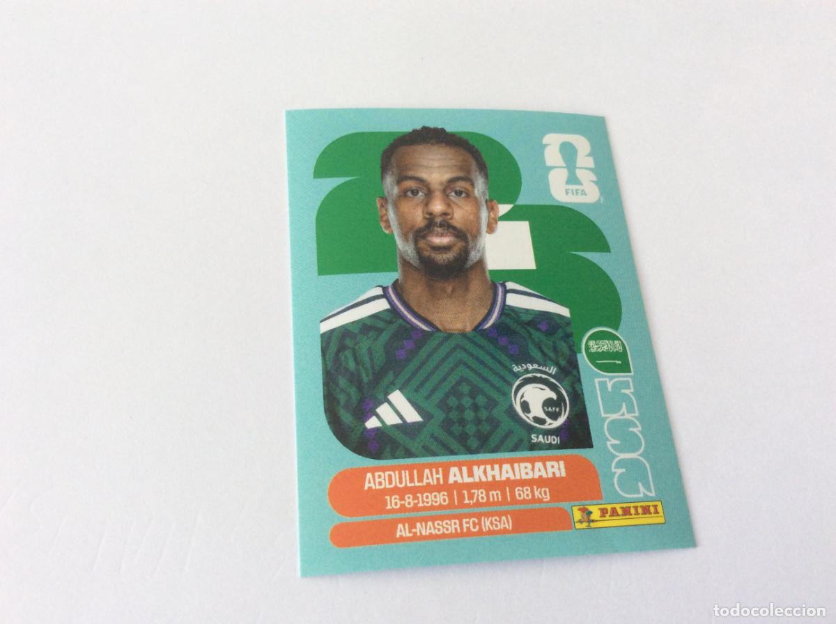Cromos de f&uacute;tbol: KSA11 KSA 11 Abdullah Alkhaibari Arabia Saud&iacute; Sticker Cromo FIFA World Cup 2026 26 Panini Mundial