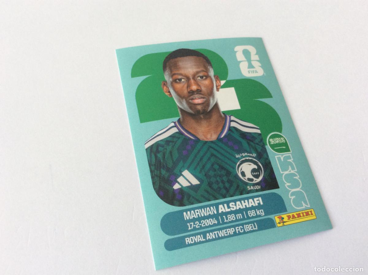 Cromos de f&uacute;tbol: KSA15 KSA 15 Marwan Alsahafi Arabia Saud&iacute; Sticker Cromo FIFA World Cup 2026 26 Panini Mundial