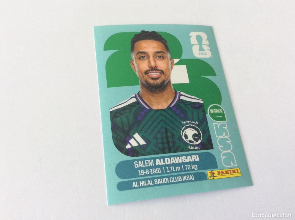 Cromos de f&uacute;tbol: KSA16 KSA 16 Salem Aldawsarii Arabia Saud&iacute; Sticker Cromo FIFA World Cup 2026 26 Panini Mundial