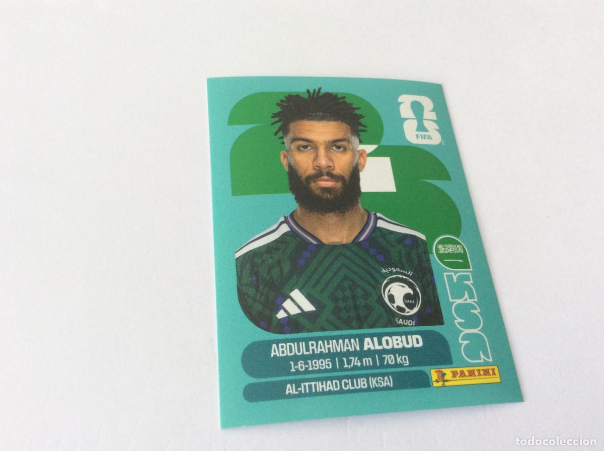 Cromos de f&uacute;tbol: KSA17 KSA 17 Abdulrahman Al Aboud Arabia Saud&iacute; Sticker Cromo FIFA World Cup 2026 26 Panini Mundial