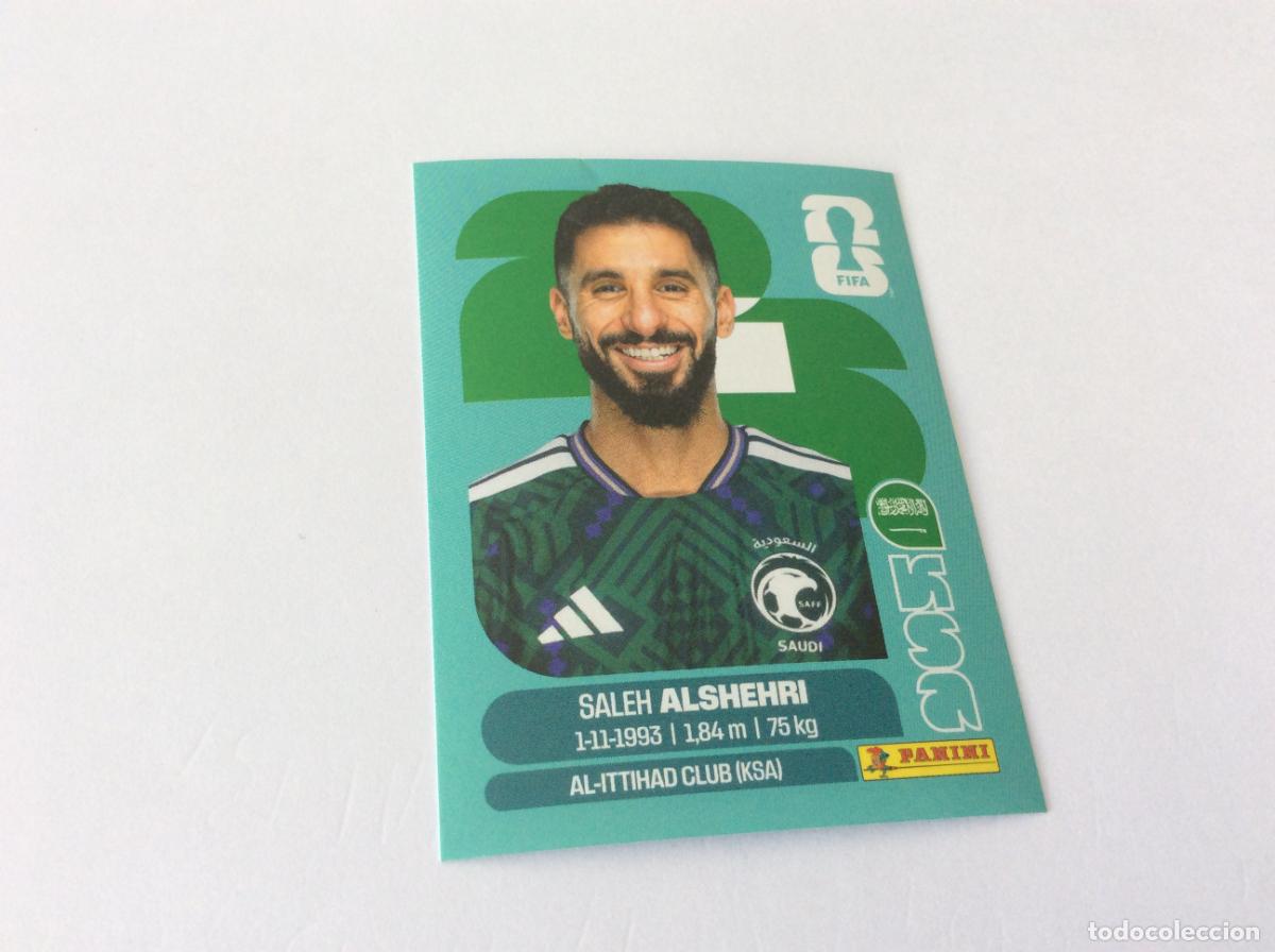 Cromos de f&uacute;tbol: KSA19 KSA 19 Saleh Alshehri Arabia Saud&iacute; Sticker Cromo FIFA World Cup 2026 26 Panini Mundial