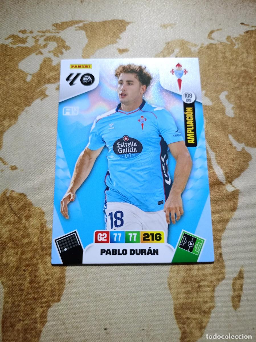 Cromos de f&uacute;tbol: Celta 108 bis PABLO DUR&Aacute;N Adrenalyn 2025-26