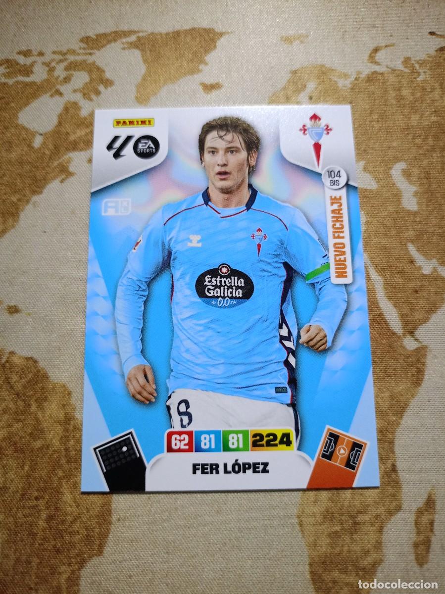 Cromos de f&uacute;tbol: Celta 104 bis FER L&Oacute;PEZ Adrenalyn 2025-26