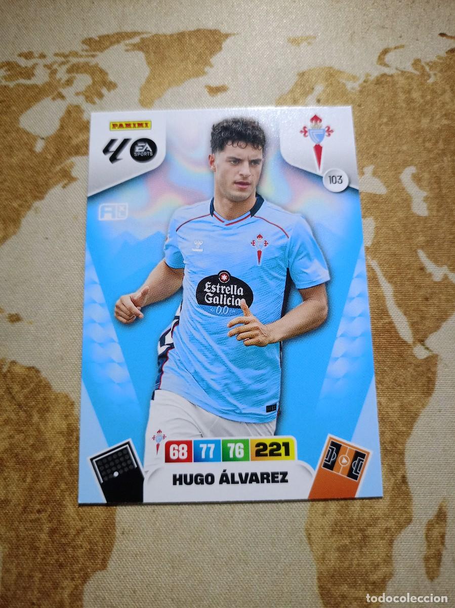 Cromos de f&uacute;tbol: Celta 103 HUGO &Aacute;LVAREZ Adrenalyn 2025-26