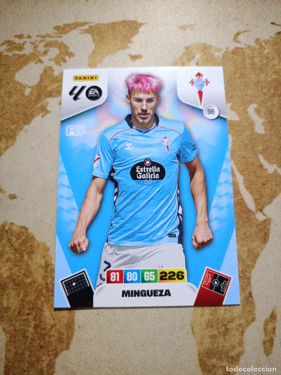 Cromos de f&uacute;tbol: Celta 98 M&Iacute;NGUEZA Adrenalyn 2025-26