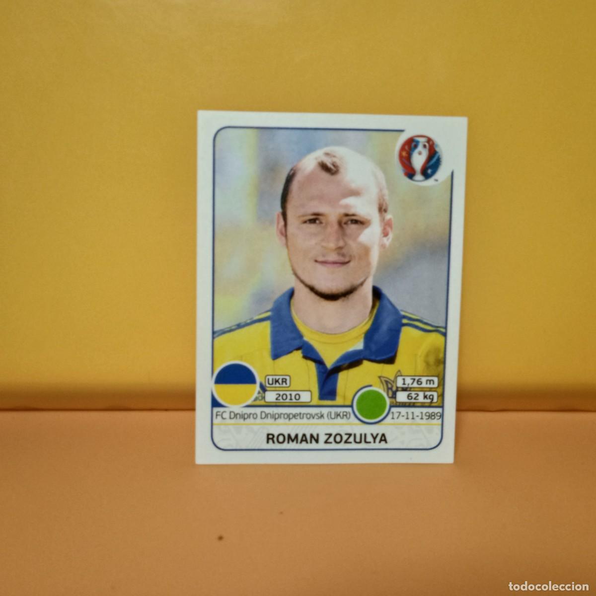 Cromos de f&uacute;tbol: PANINI EURO 2016 FRANCE; EUROCOPA FRANCIA: UCRANIA ZOZULYA 288