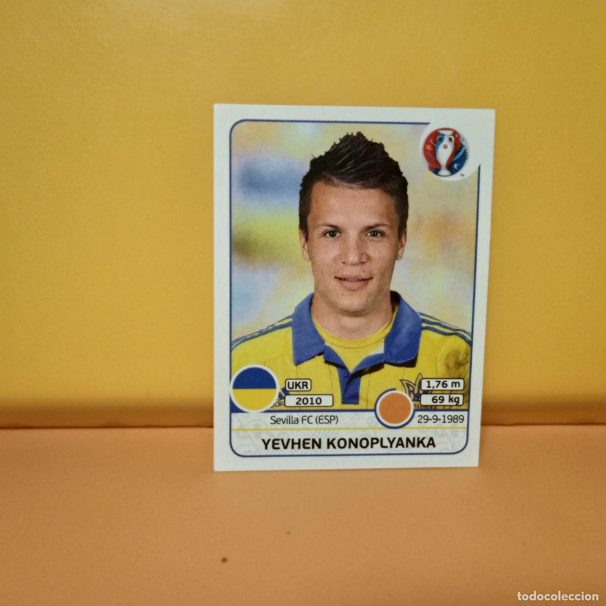 Cromos de f&uacute;tbol: PANINI EURO 2016 FRANCE; EUROCOPA FRANCIA: UCRANIA YEVHEN 287