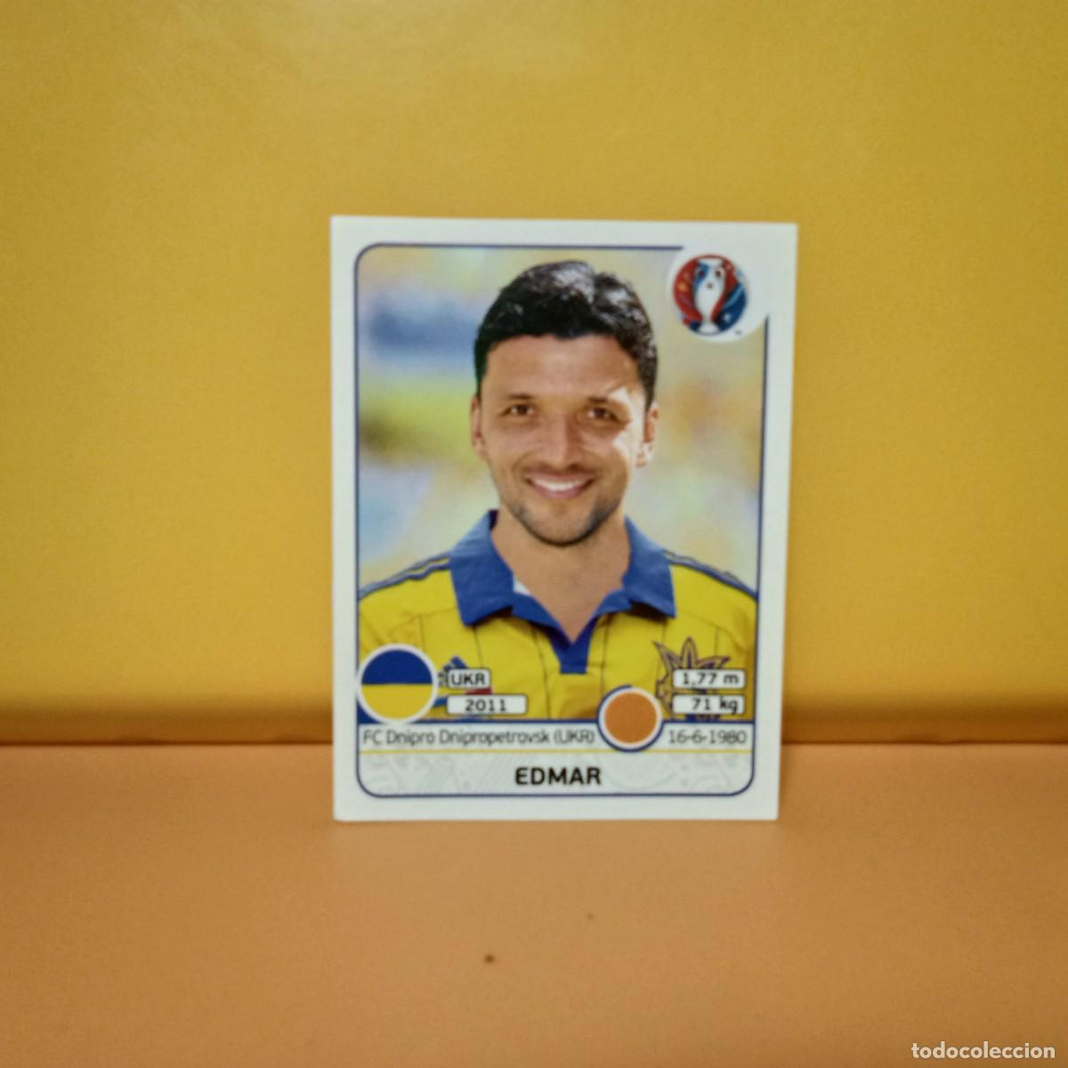 Cromos de f&uacute;tbol: PANINI EURO 2016 FRANCE; EUROCOPA FRANCIA: UCRANIA EDMAR 284