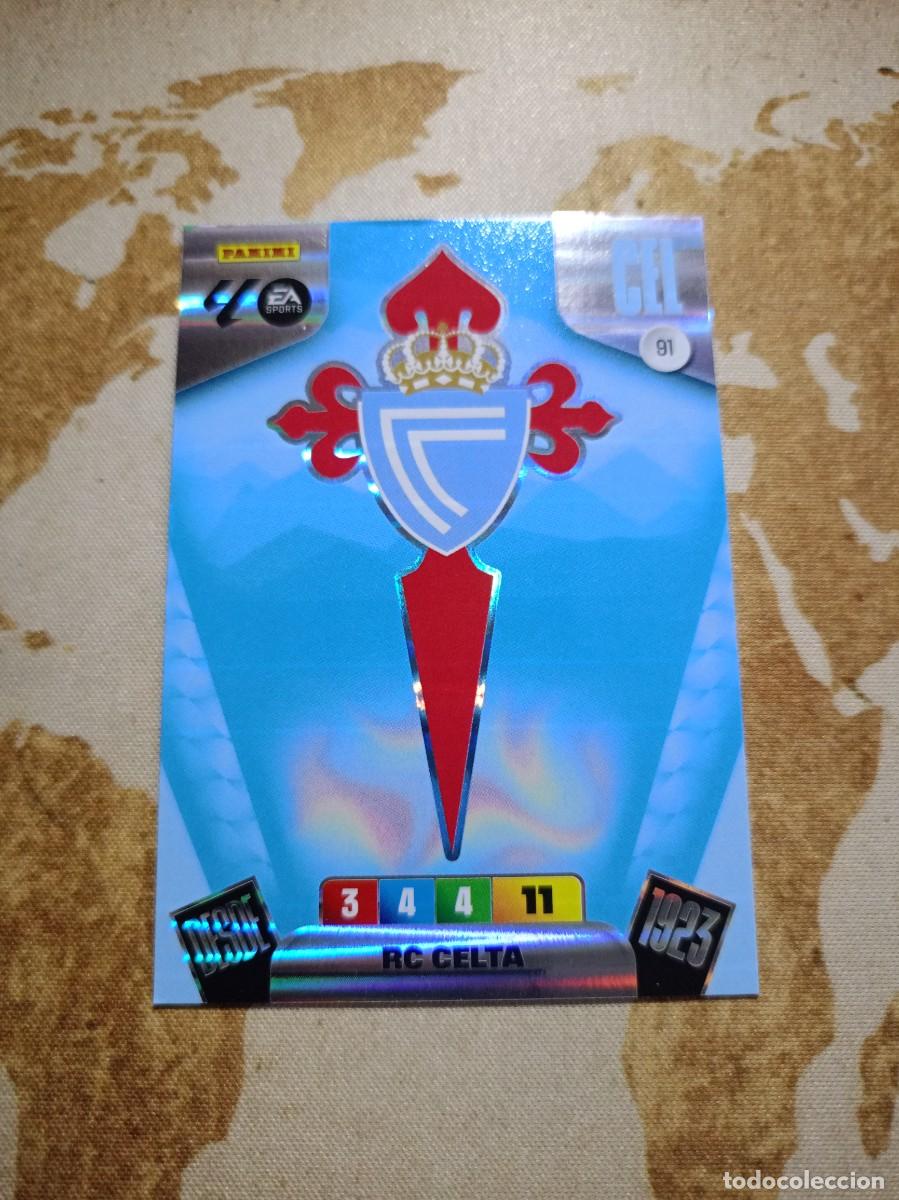 Cromos de f&uacute;tbol: Celta 91 ESCUDO Adrenalyn 2025-26