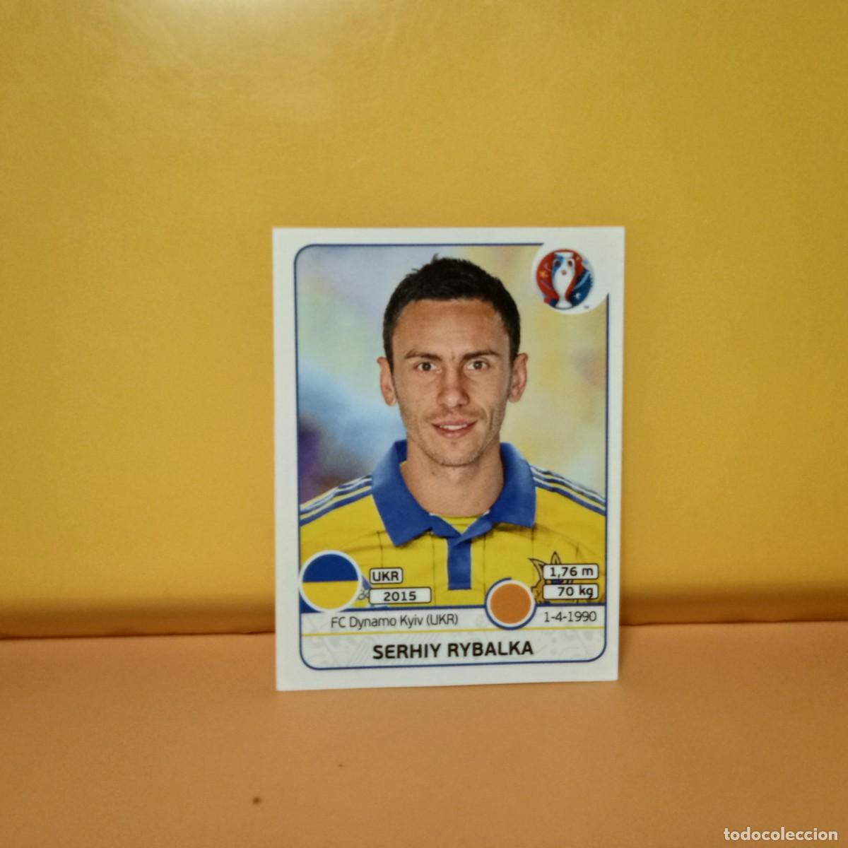 Cromos de f&uacute;tbol: PANINI EURO 2016 FRANCE; EUROCOPA FRANCIA: UCRANIA RYBALKA 281