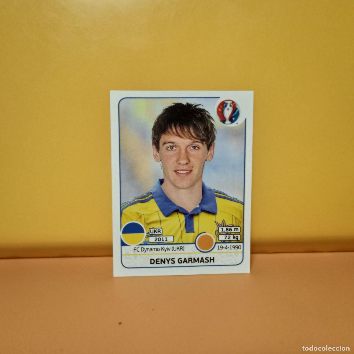 Cromos de f&uacute;tbol: PANINI EURO 2016 FRANCE; EUROCOPA FRANCIA: UCRANIA GARMASH 280