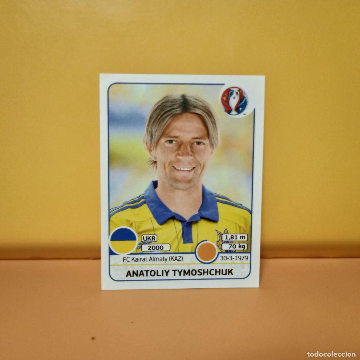 Cromos de f&uacute;tbol: PANINI EURO 2016 FRANCE; EUROCOPA FRANCIA: UCRANIA ANATOLIY 279