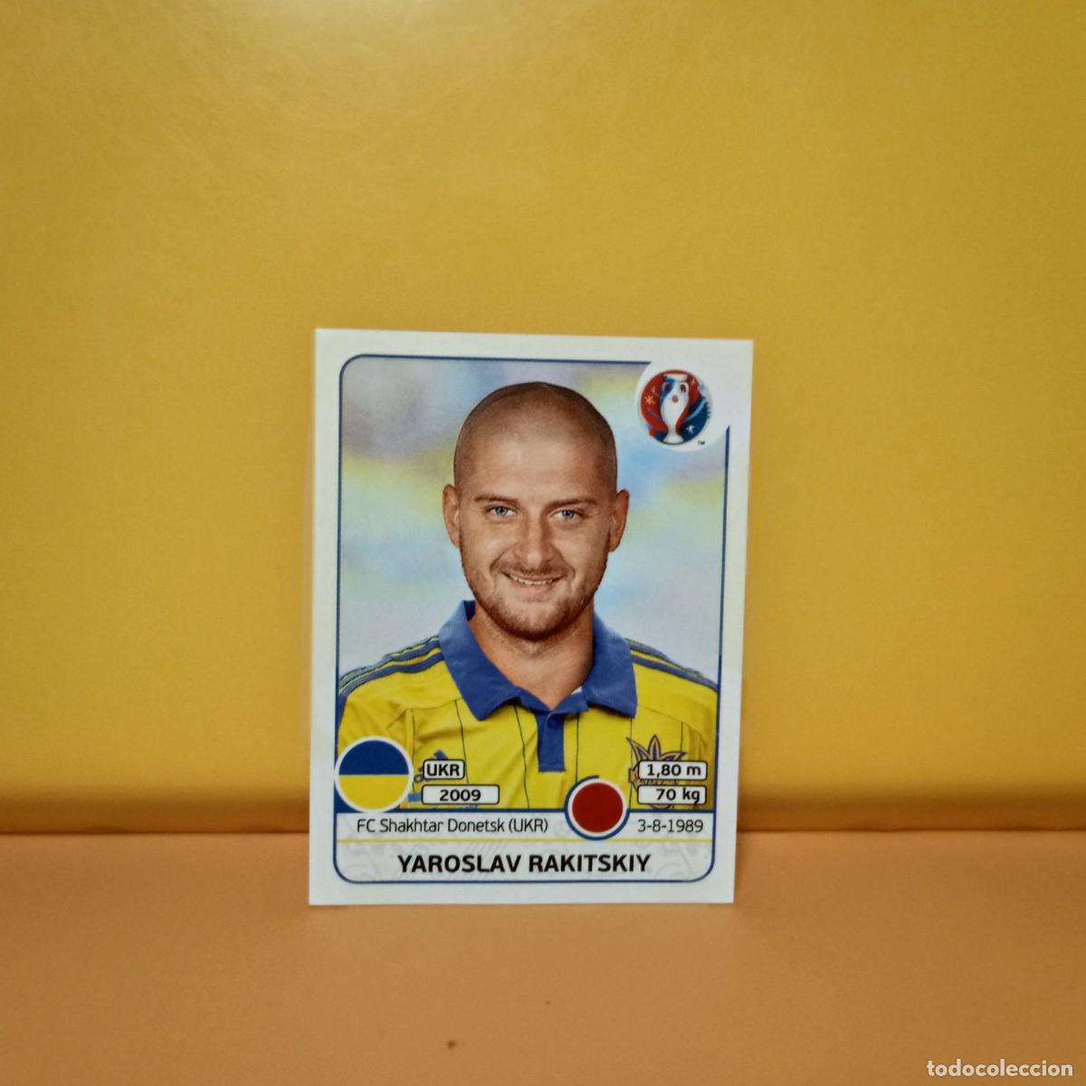 Cromos de f&uacute;tbol: PANINI EURO 2016 FRANCE; EUROCOPA FRANCIA: UCRANIA RAKITSKIY 277