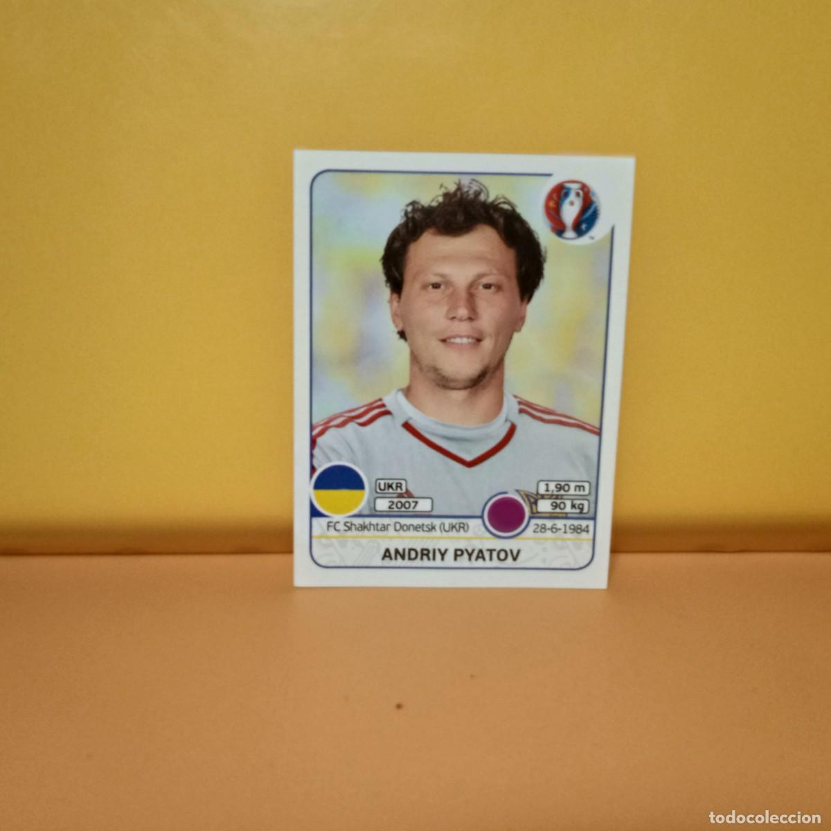 Cromos de f&uacute;tbol: PANINI EURO 2016 FRANCE; EUROCOPA FRANCIA: UCRANIA PYATOV 273