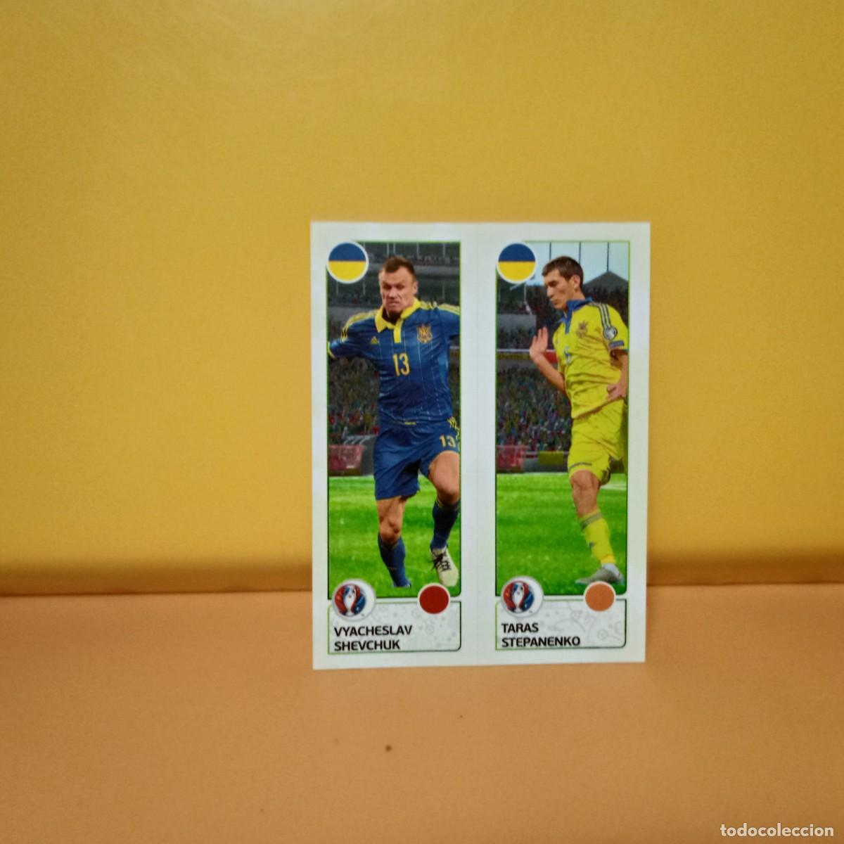 Cromos de f&uacute;tbol: PANINI EURO 2016 FRANCE; EUROCOPA FRANCIA: UCRANIA SHEVCHUK/TARAS 270 A/B