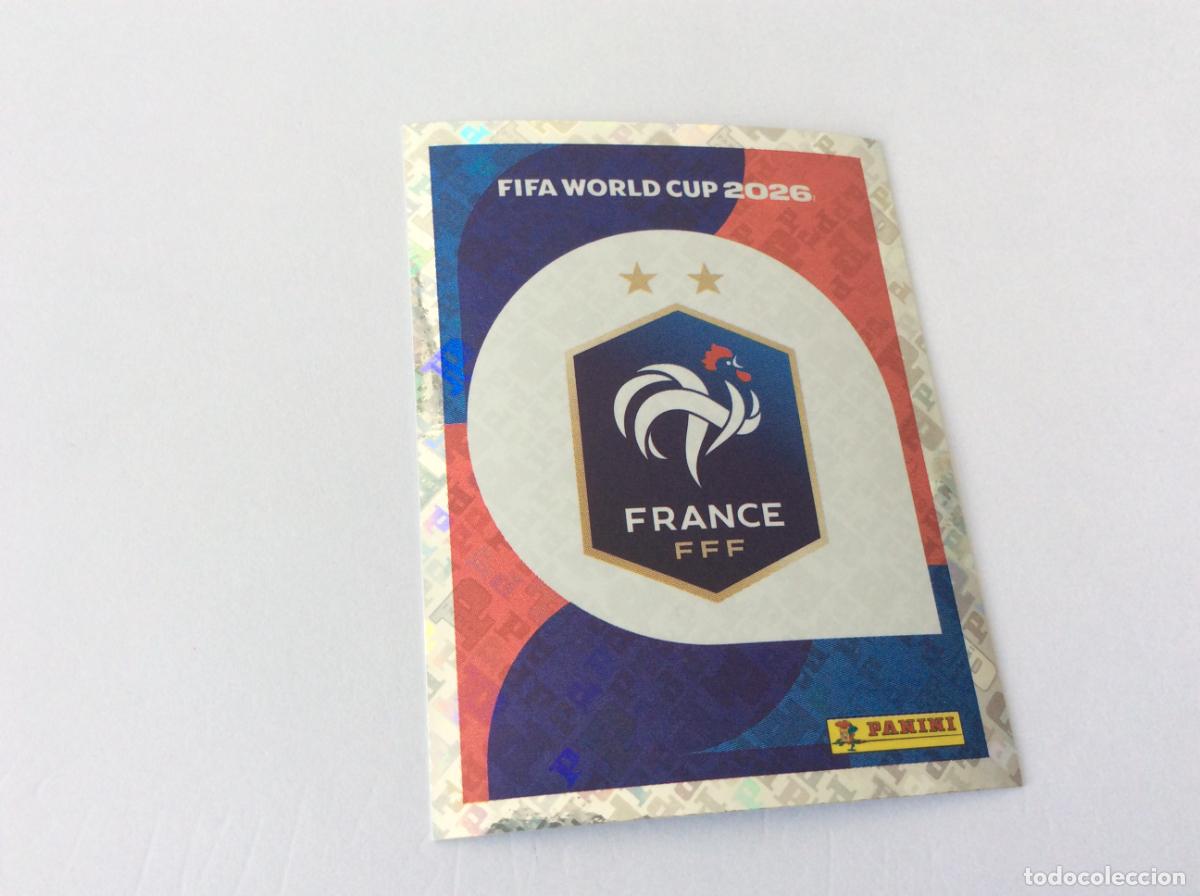 Cromos de f&uacute;tbol: FRA1 FRA 1 Escudo Francia Sticker Cromo FIFA World Cup 2026 26 Panini Mundial