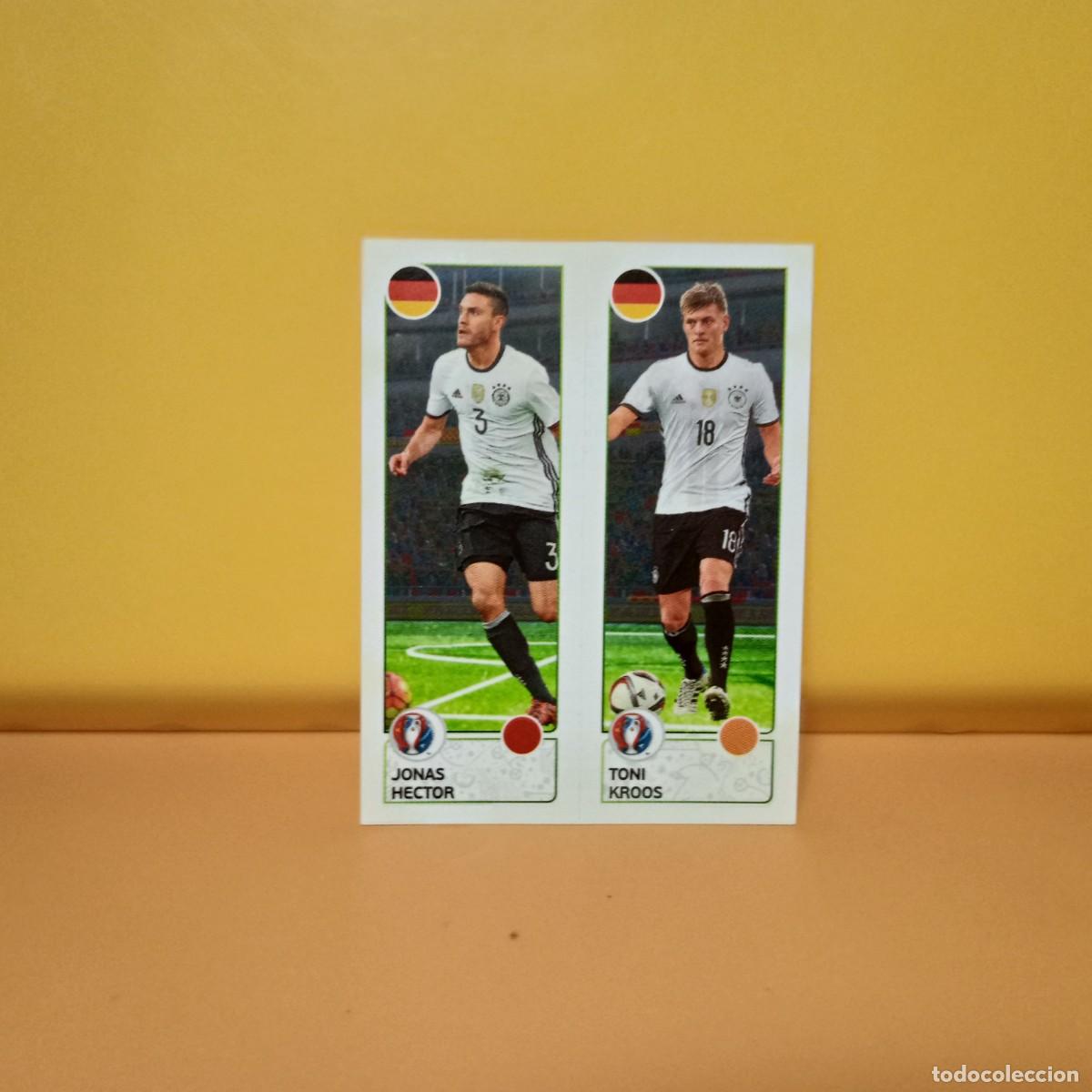 Cromos de f&uacute;tbol: PANINI EURO 2016 FRANCE; EUROCOPA FRANCIA: ALEMANIA JONAS/KROOS 264 A/B