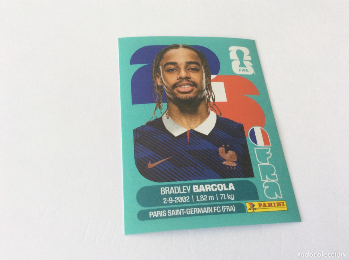 Cromos de f&uacute;tbol: FRA16 FRA 16 Bradley Barcola Francia Sticker Cromo FIFA World Cup 2026 26 Panini Mundial