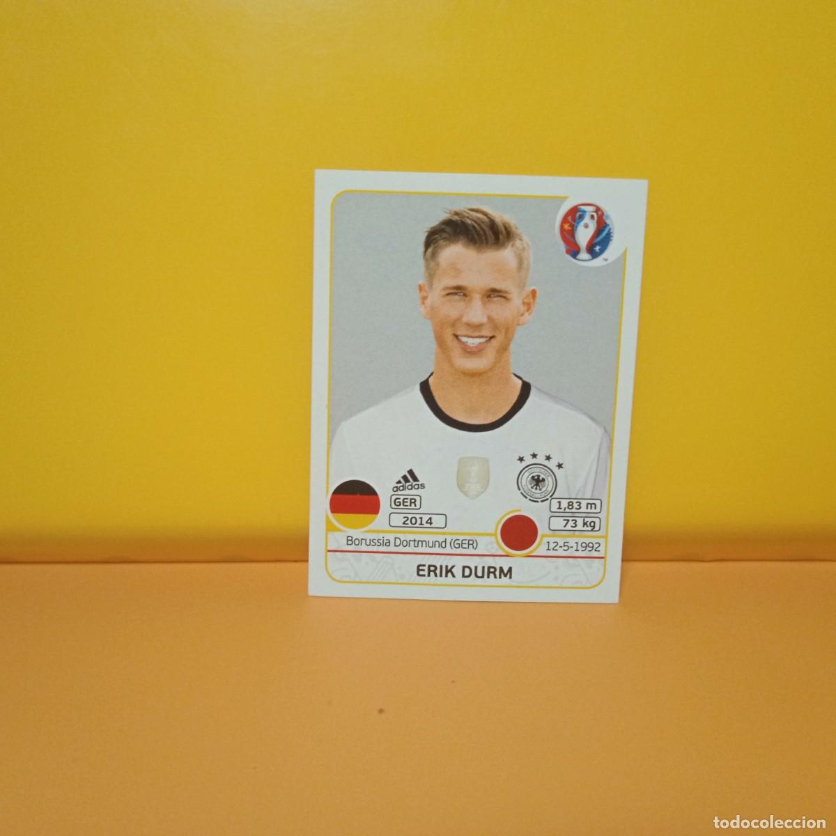 Cromos de f&uacute;tbol: PANINI EURO 2016 FRANCE; EUROCOPA FRANCIA: ALEMANIA ERIK DURM 247