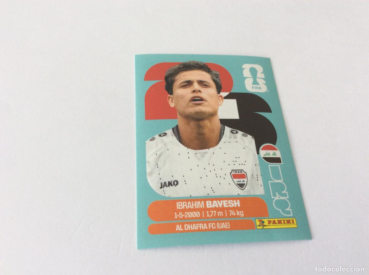 Cromos de f&uacute;tbol: IRQ11 IRQ 11 Ibrahim Bavesh Irak Iraq Sticker Cromo FIFA World Cup 2026 26 Panini Mundial