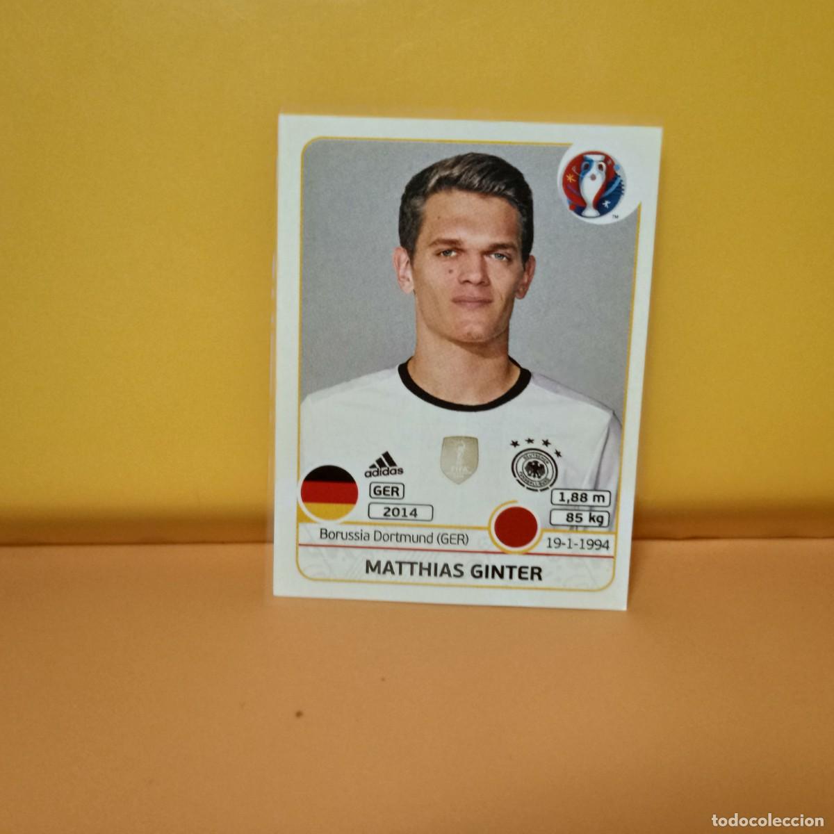 Cromos de f&uacute;tbol: PANINI EURO 2016 FRANCE; EUROCOPA FRANCIA: ALEMANIA GINTER 245