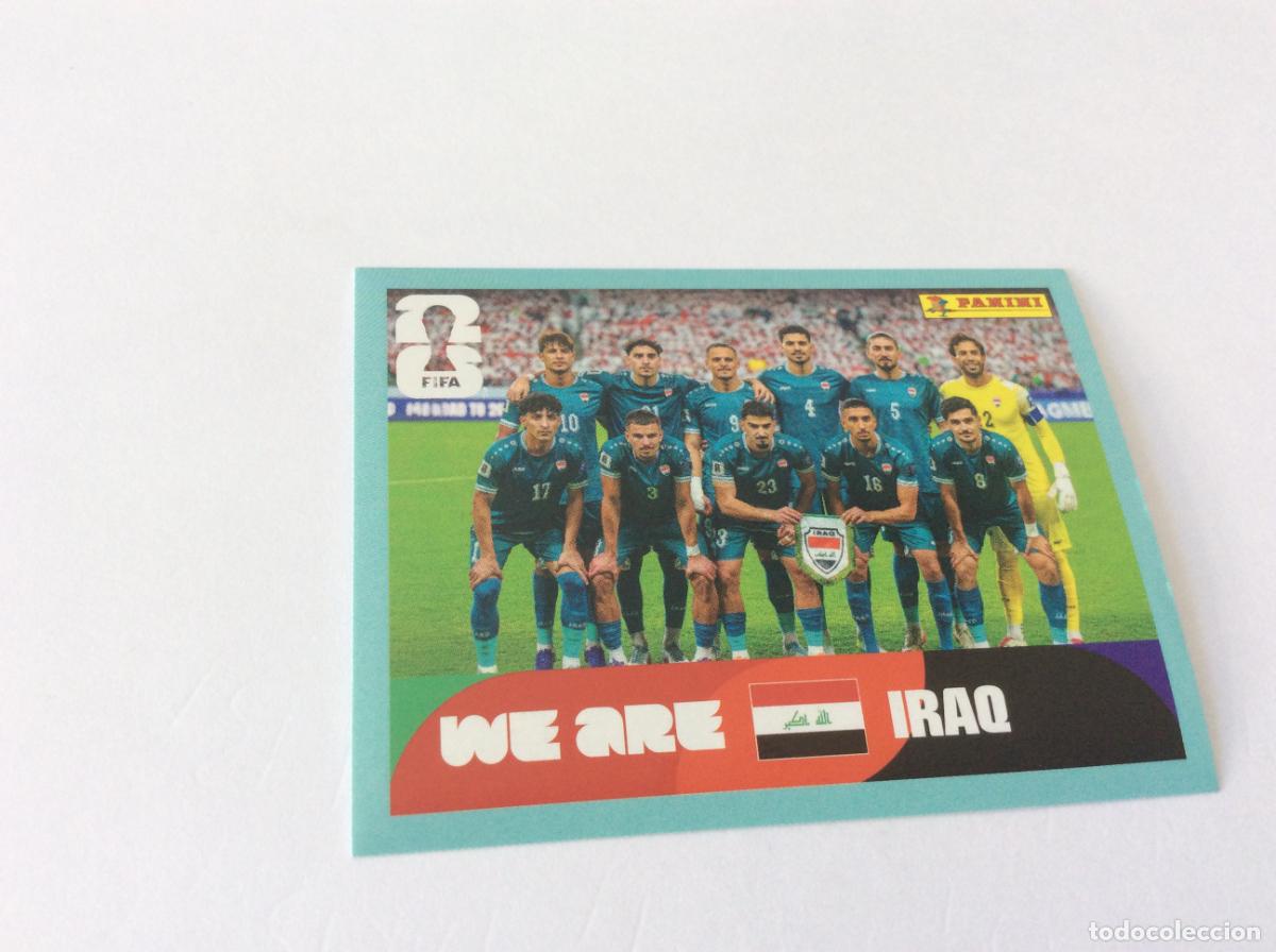 Cromos de f&uacute;tbol: IRQ13 IRQ 13 Equipo Irak Iraq Sticker Cromo FIFA World Cup 2026 26 Panini Mundial