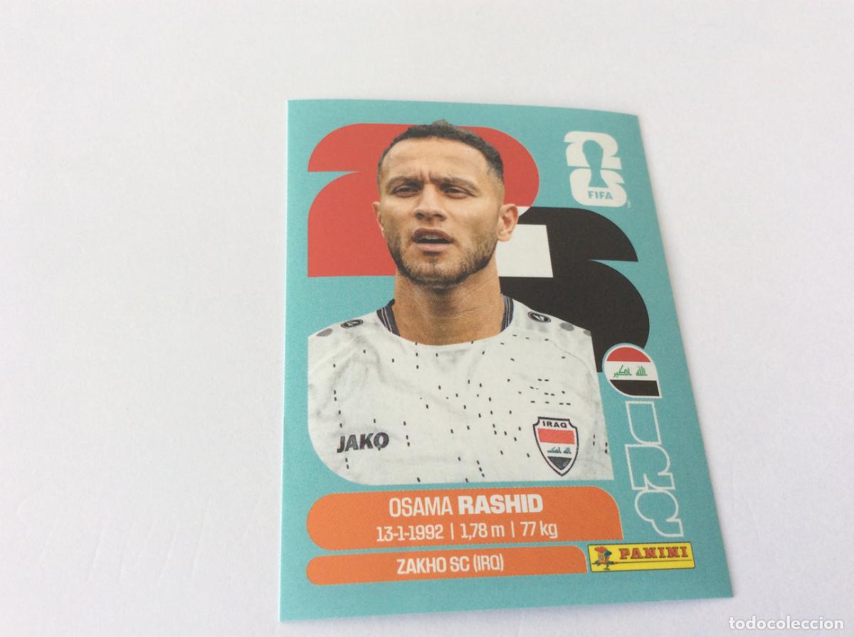 Cromos de f&uacute;tbol: IRQ17 IRQ 17 Osama Rashid Irak Iraq Sticker Cromo FIFA World Cup 2026 26 Panini Mundial