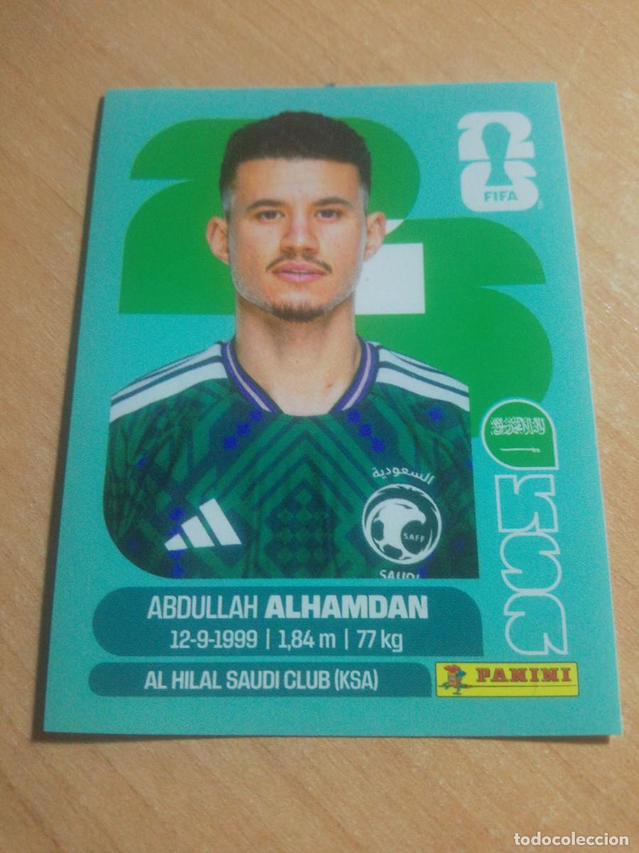 Cromos de f&uacute;tbol: ALHAMDAM ARABIA SAUD&Iacute; KSA 20 MUNDIAL FIFA WORLD CUP 2026 26 PANINI STICKERS NUEVO