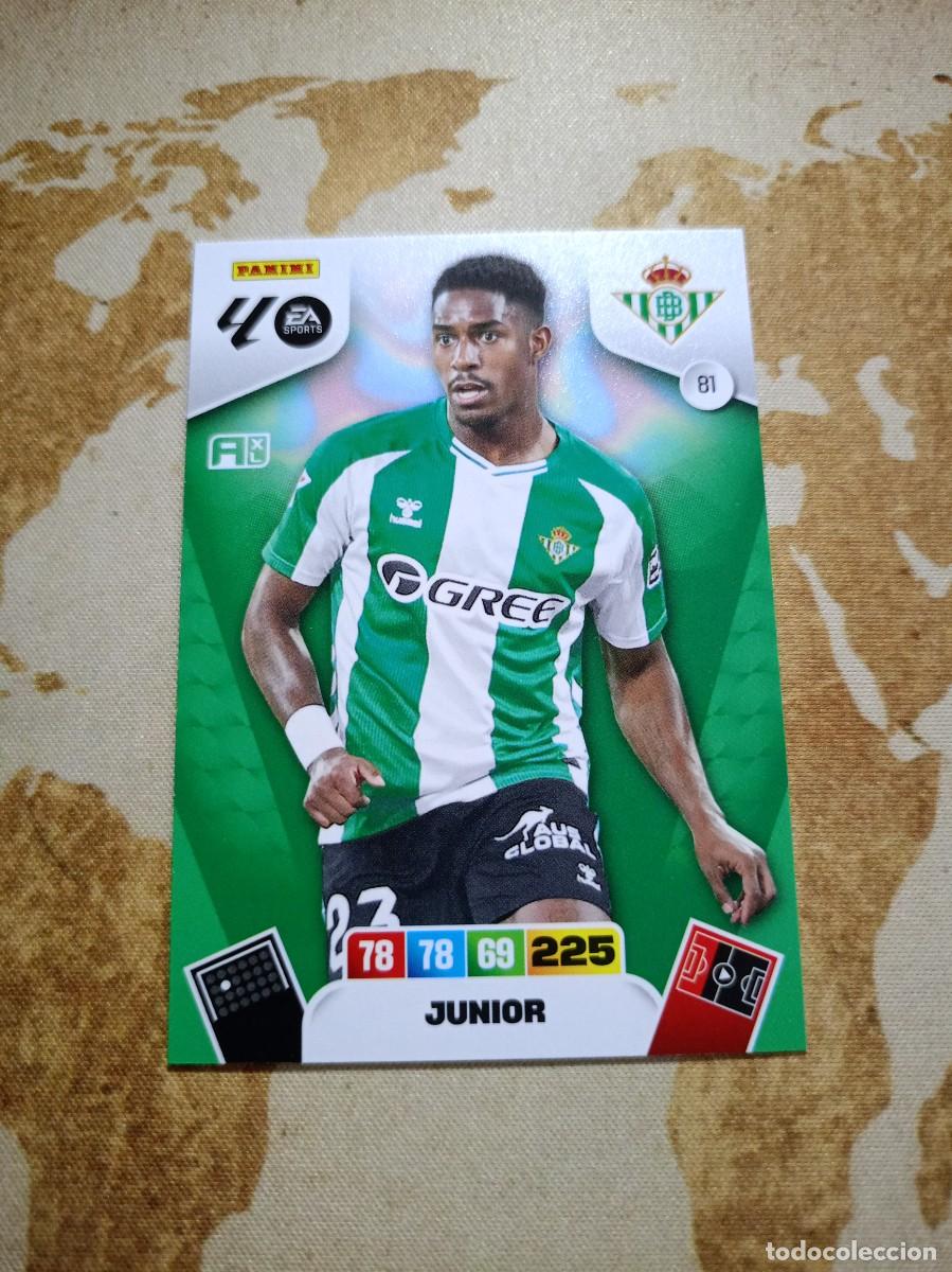 Cromos de f&uacute;tbol: Betis 81 JUNIOR Adrenalyn 2025-26